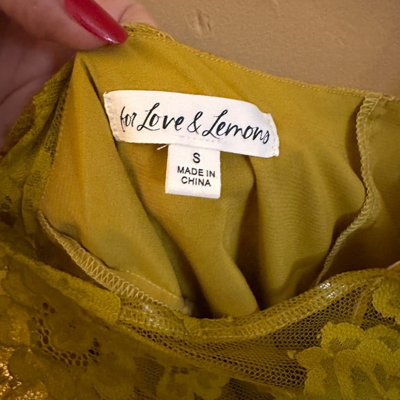 For Love and Lemons Tiana Mini Dress, Size small - Picture 4 of 6